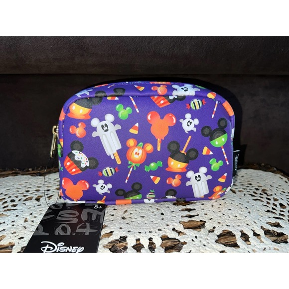 Loungefly Handbags - Loungefly Disney Mickey Mouse Halloween Treats Makeup Bag